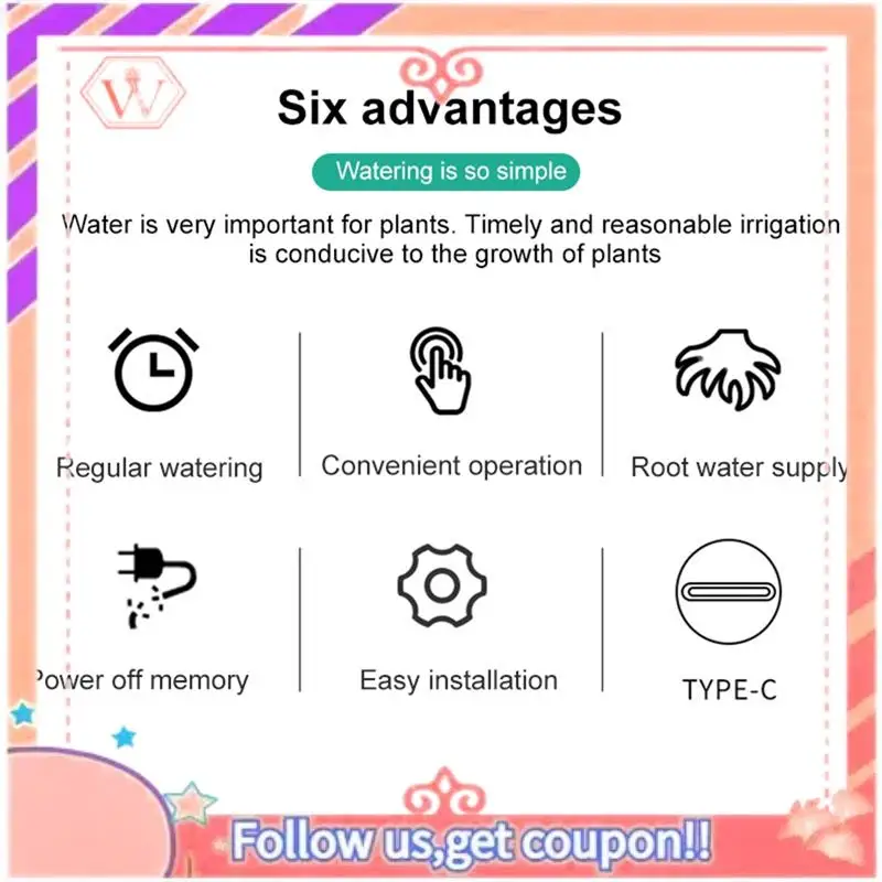 Upgraded New Smart Drip System Automatic Watering Device Garden Water Pump Controller For Potted Plant Flower