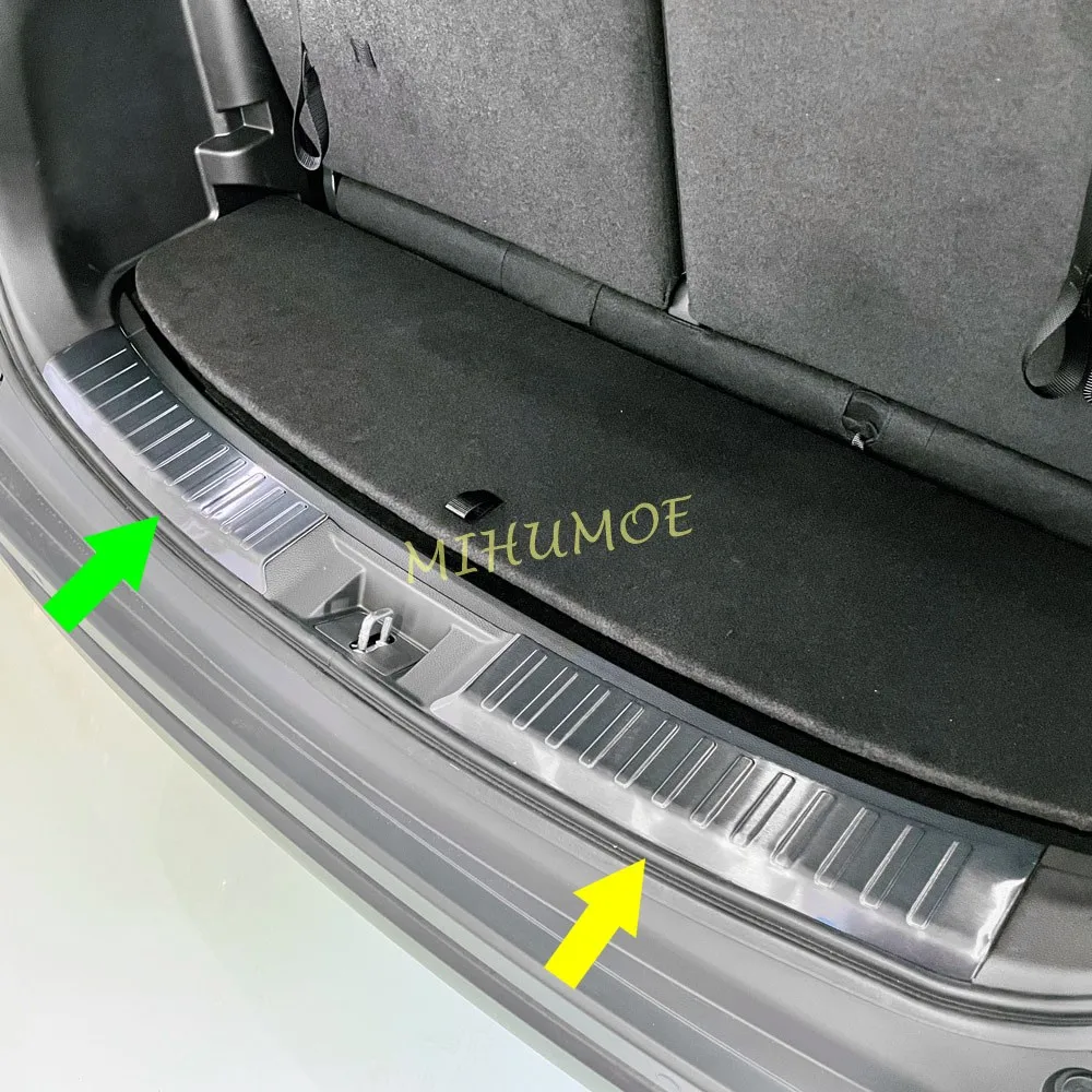 For Honda CRV CR-V 2023 2024 Stainless Steel Rear Bumper Trunk Sill Scuff Protector Cover Luggage Entry Guard