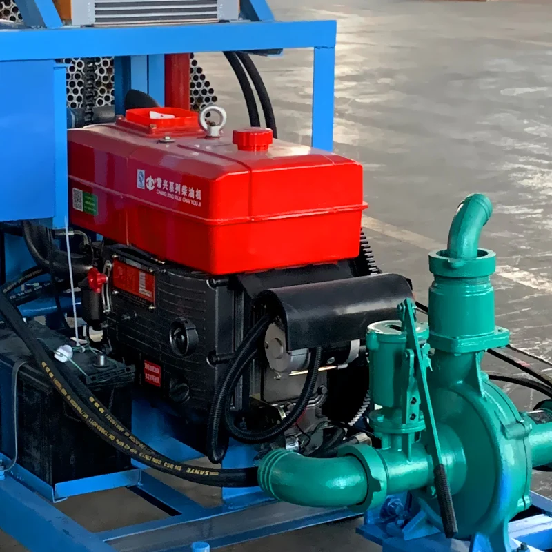 Equipamento de perfuração de poço de água com motor diesel profissional personalizável de 22 HP com profundidade máxima de perfuração de 200 m