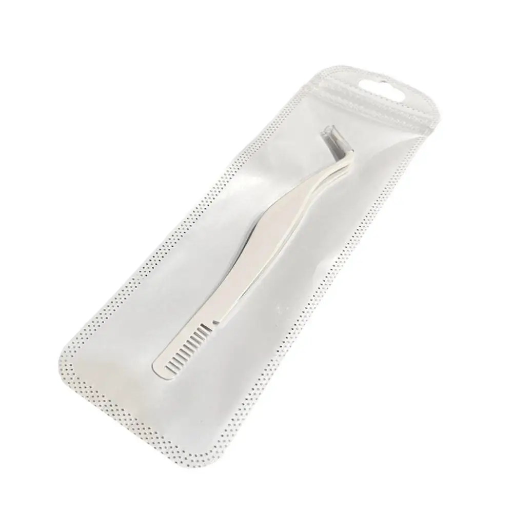 Wimper Pincet Met Kam Nep Wimper Schoonheid Make-Up Tools Voor Wimpers Gebouw Matte Wimpers Pincet 3 Kleur L0k0