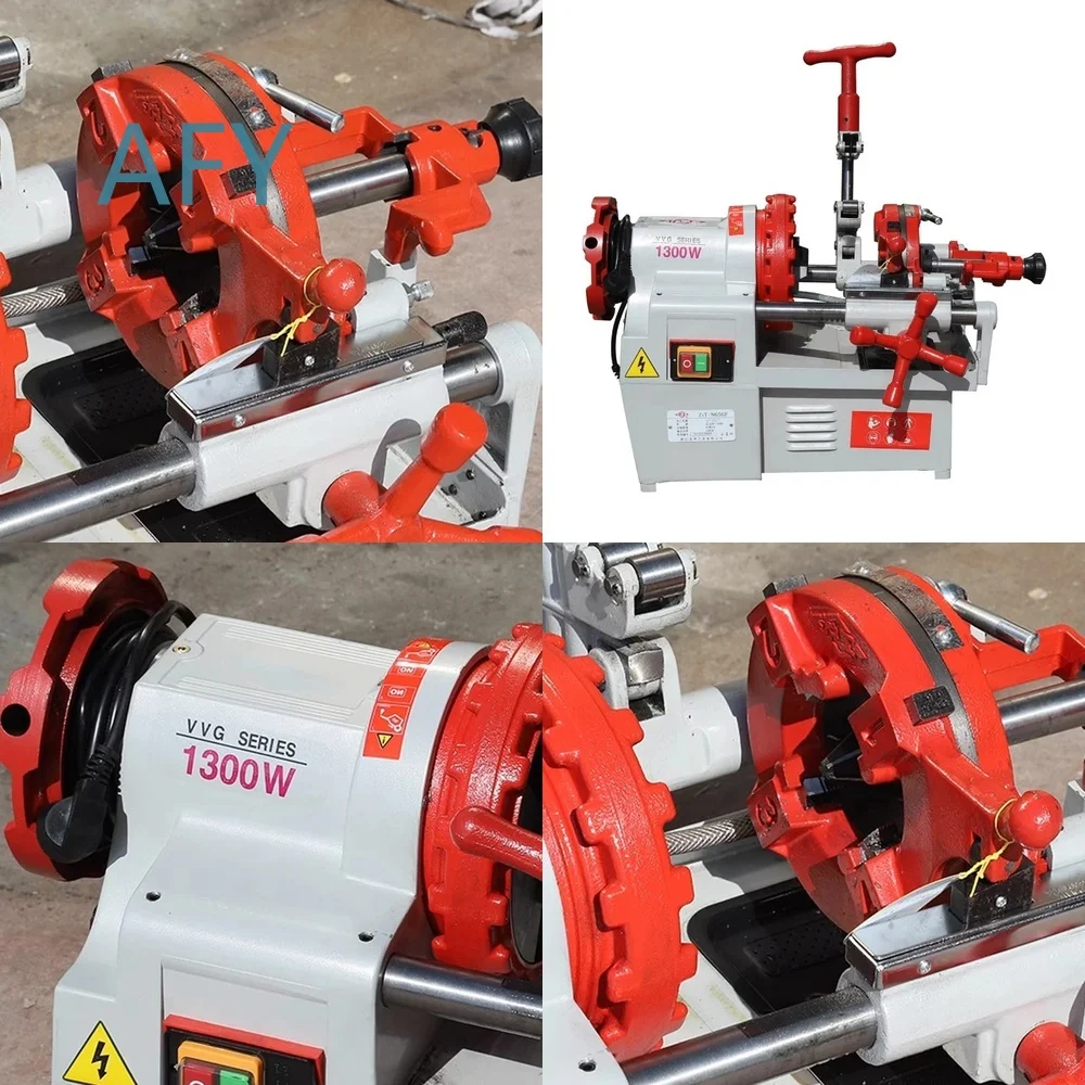 Electric Pipe Threader for 1/2 inch to 2 inch Pipes Hydraulic Threading Machine for Construction Railway Projects Industrial