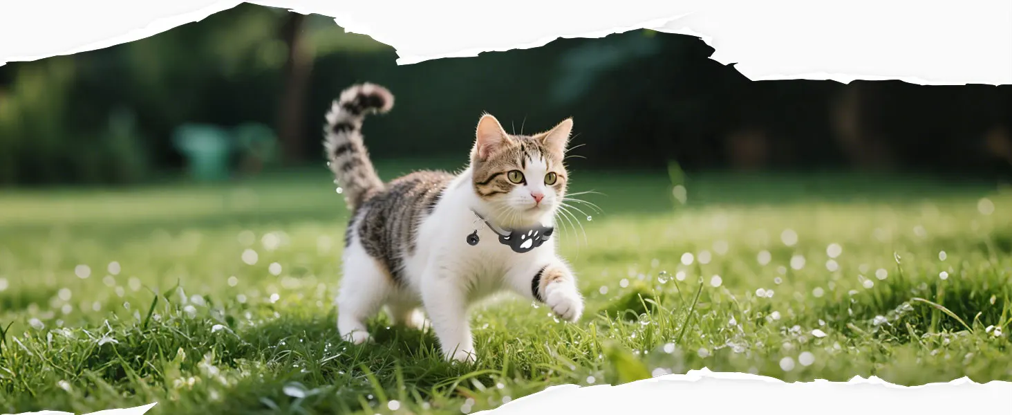 Bluetooth-Tracker kompatibel mit Google Find My (nur Android), Tracker für Haustiere, Katzen-Standort-Tracker mit Halterung, Katzenhalsband – Detail 4