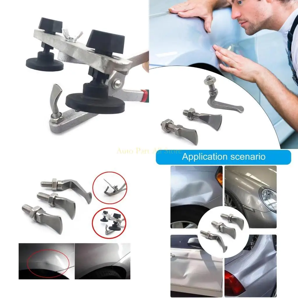

J0MA Auto Dent Repair Slide Bar Pliers Pliers Замена головки стальная опора головка Car Body Dent Repairment Запчасти для