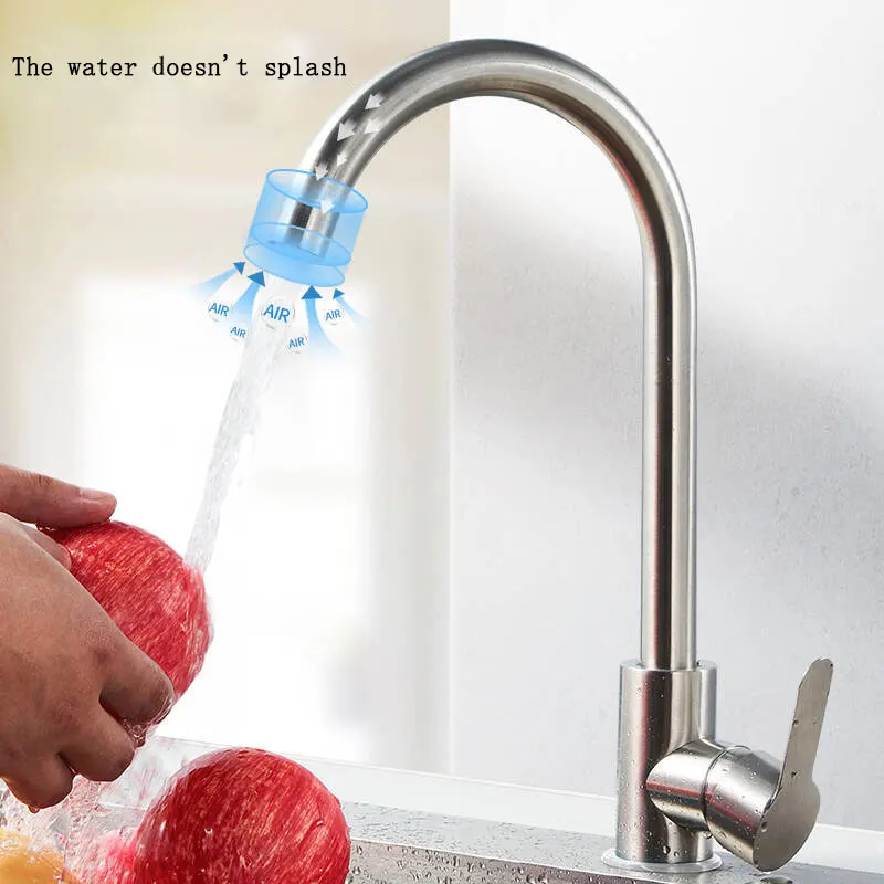 

2pcs Household Hot Cold Rotating Vegetable Washing Sink Kitchen Faucet Splash-proof Sink Faucet Washing Dishes Kitchen Faucet