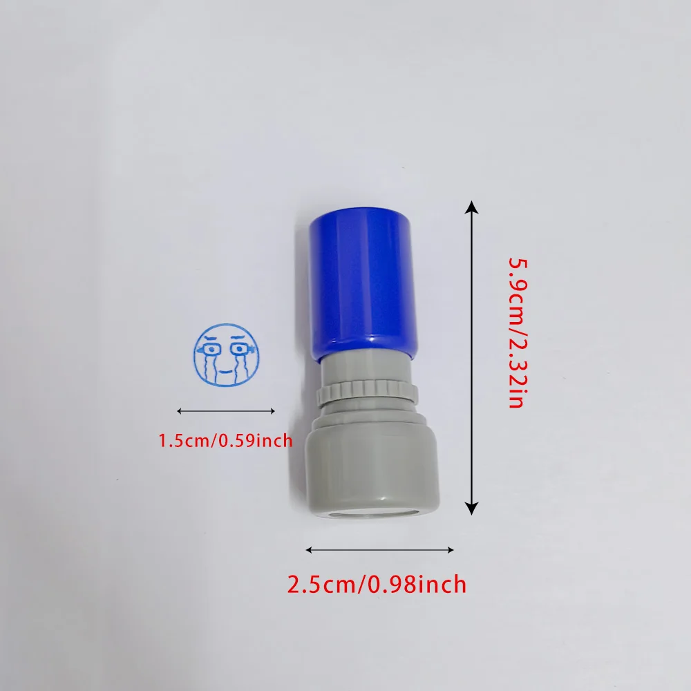 أختام حزمة التعبير المكونة من 8 ألوان تعلم وتشجيع الأختام الغاضبة، حزمة التعبير المضحكة، ختم الوجه المبتسم