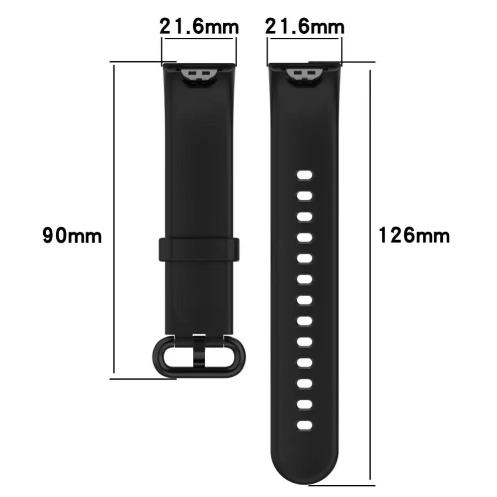 Uhren armband für mi Uhr Lite Silikon Ersatz armband mit silberner Schnalle für Smart Watch Armband