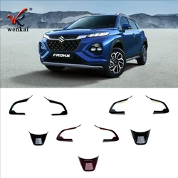 For 2025 Suzuki Fronx Car Steering Wheel Trim Interior Chromium Accessories
