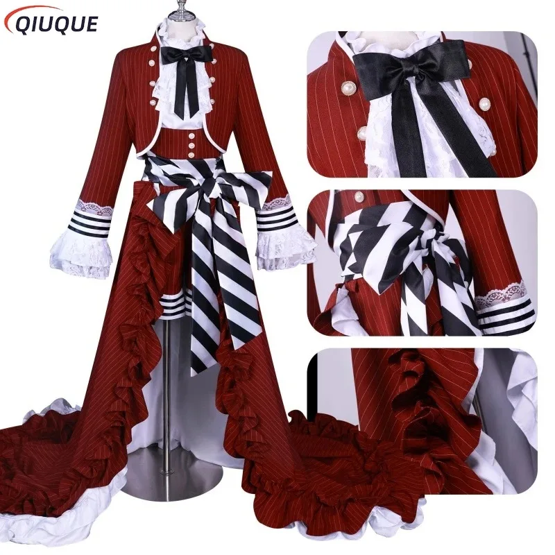 

qq023Ciel Phantomhive Women Cosplay Costume Shoes Cos Game Anime Party Uniform Hallowen Play Role Clothes Clothing