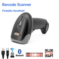 1D 2D Barcode Scanner Wired 2.4G Wireless Bluetooth Bar Code Reader Handheld Portable Scanning For Supermarket Logistics Product