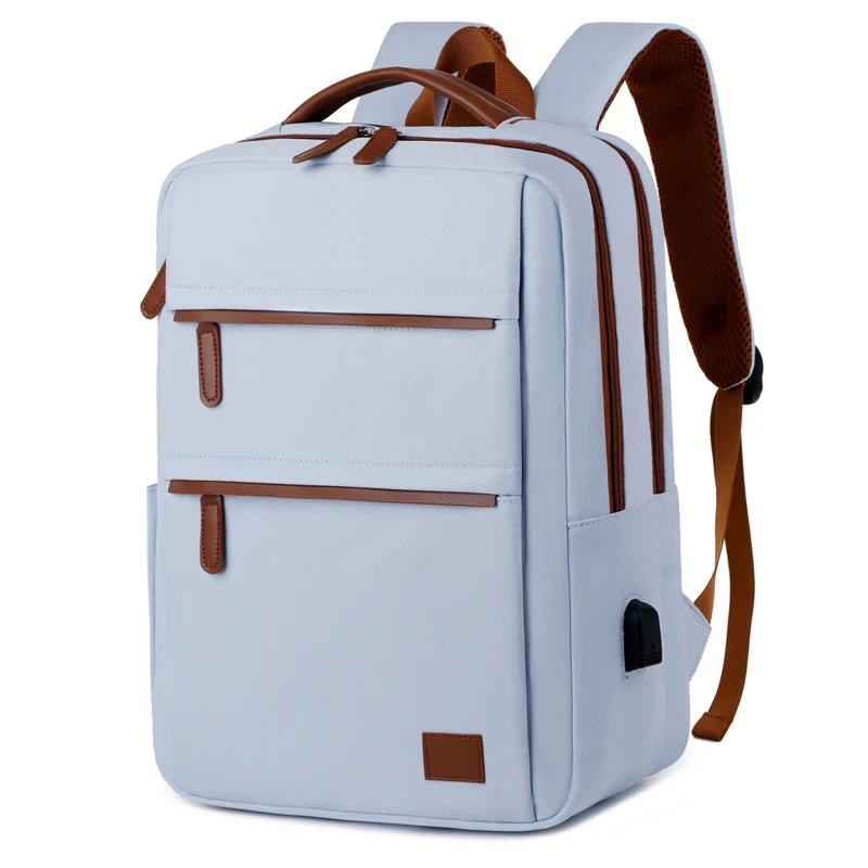 حقيبة ظهر للسفر للأعمال من Toposhine حقيبة نايلون واسعة متعددة الجيوب مقاومة للماء للرحلات والتنقلات في عطلة نهاية الأسبوع