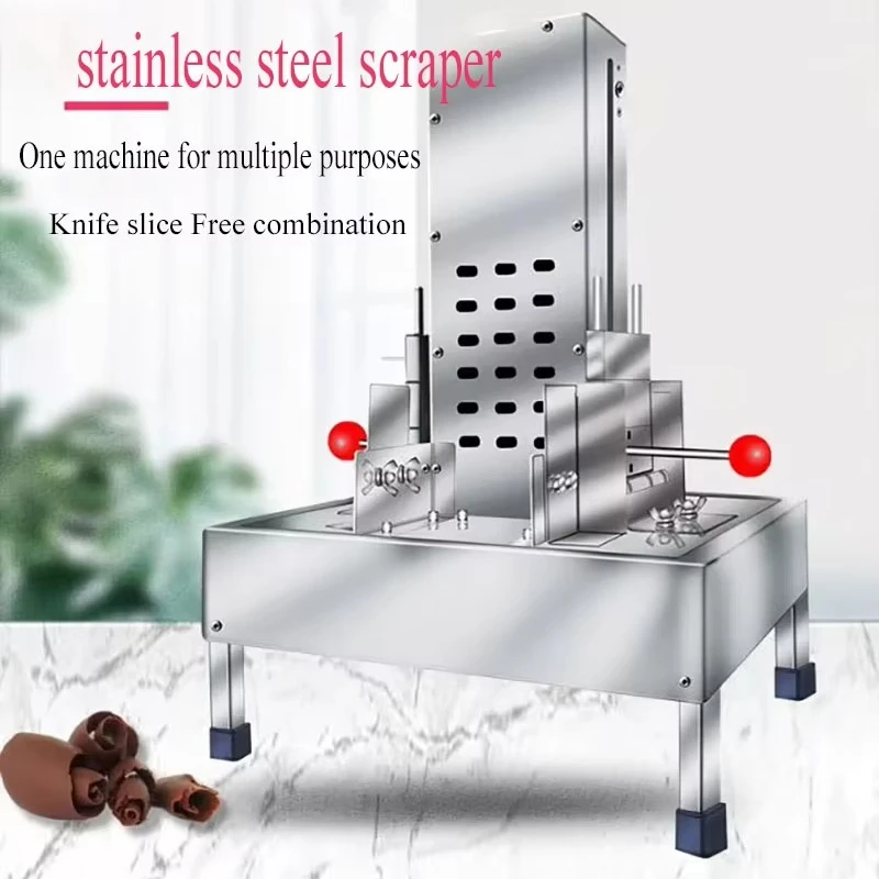 New Automatic Chocolate Shaver, Chocolate Flake & Scrap Depositor for Dessert Making