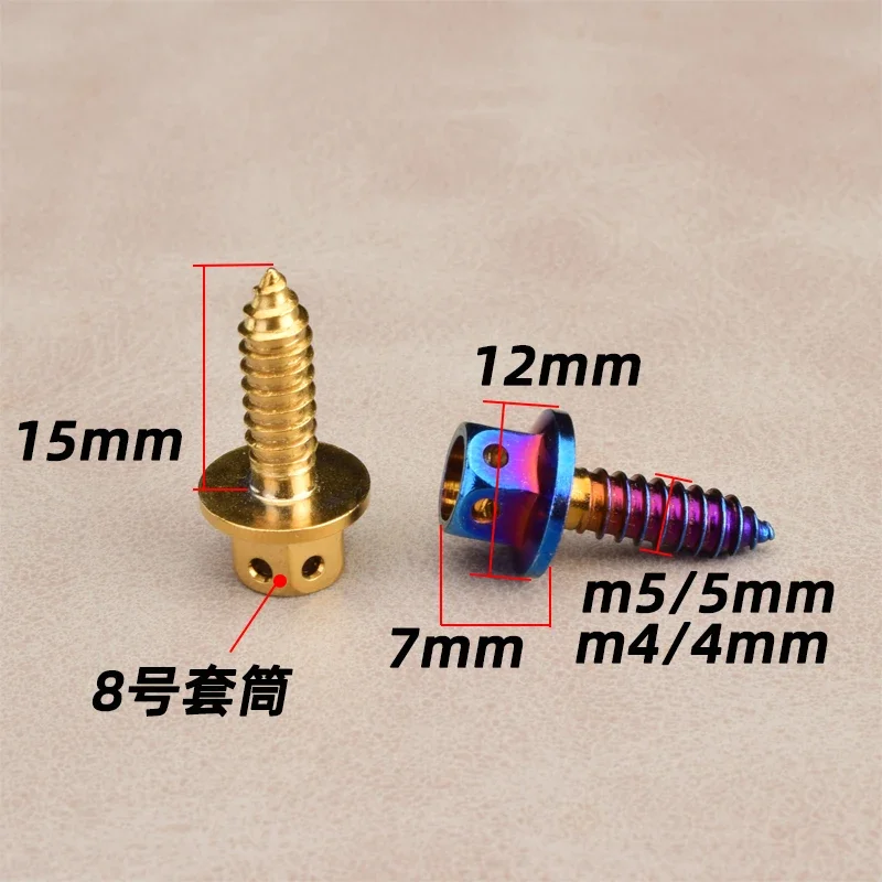 304 stainless steel motorcycle Self-tapping screws M4/M5*15mm electric motorcycle decoration screws 10pcs/lot