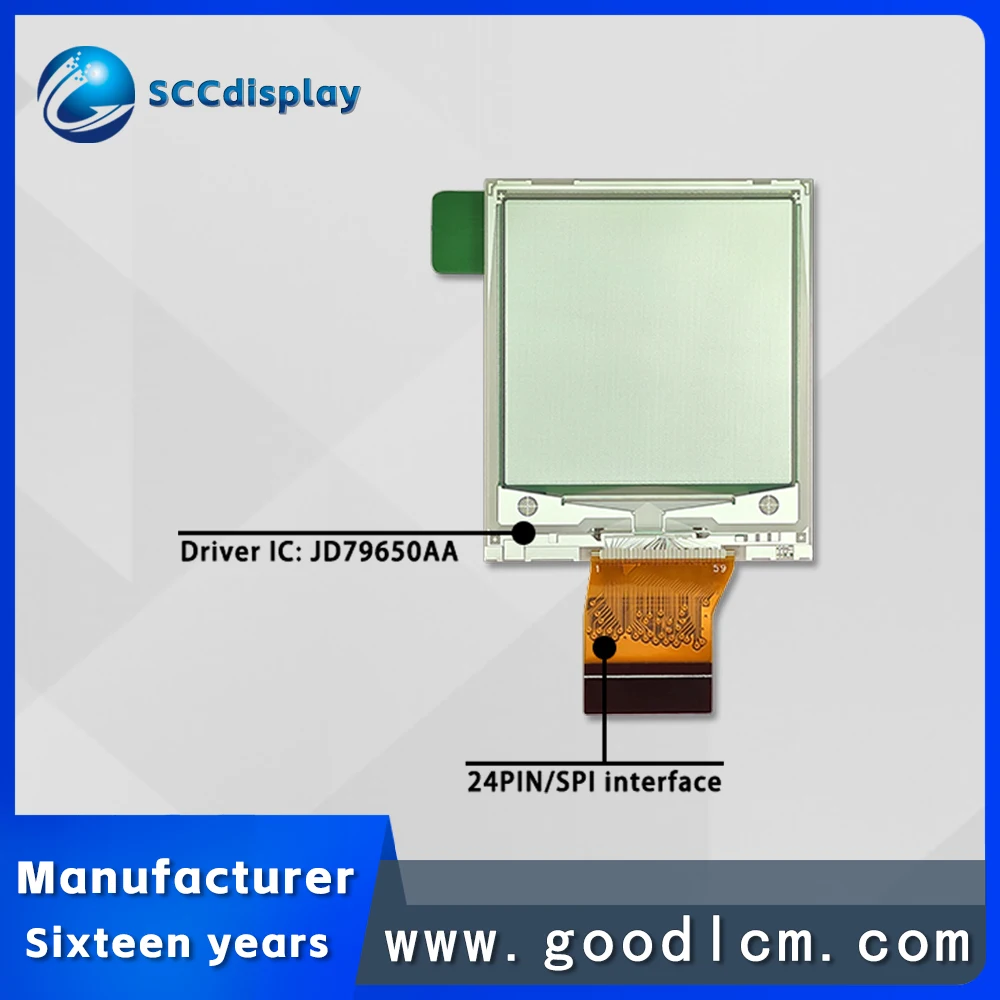 1.54-inch electronic paper ink screen SJXD-E0154A04-BF-S Manufacturer supply 200X200 low-power electronic tag E-Ink screen
