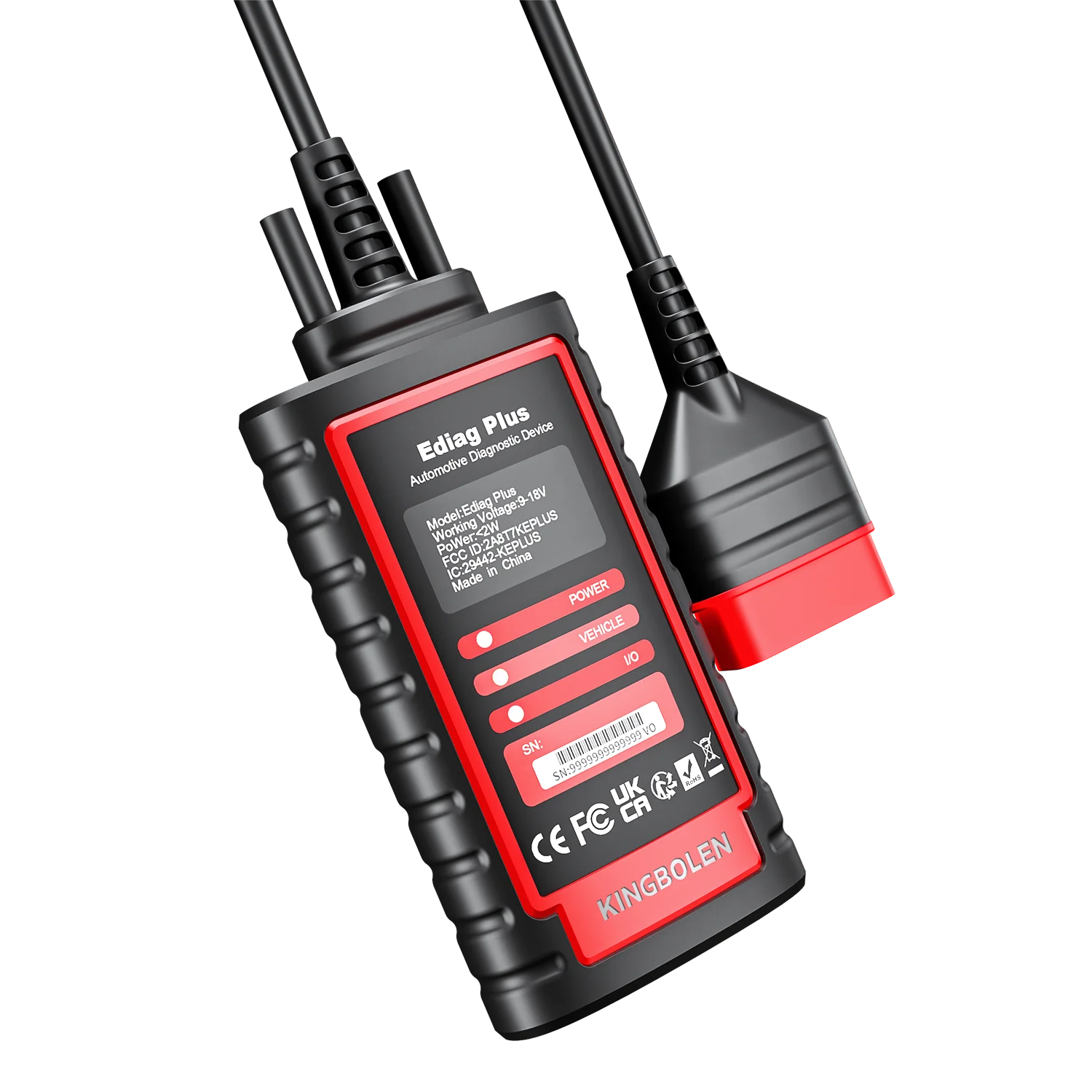 

Kingbolen Ediag Plus OBD2 EOBD Полный диагностический инструмент системы со считывателем автомобильных кодов CANFD 17, функции сброса