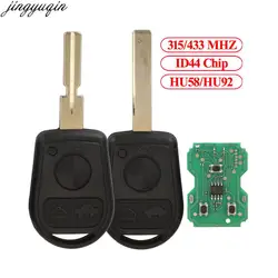 Jingyuqin Remote Car Key Alarm ID44 PCF7935 315/433MHz For BMW E31 E32 E34 E36 E38 E39 E46 Z3 Aftermarket 3Buttons HU58/92