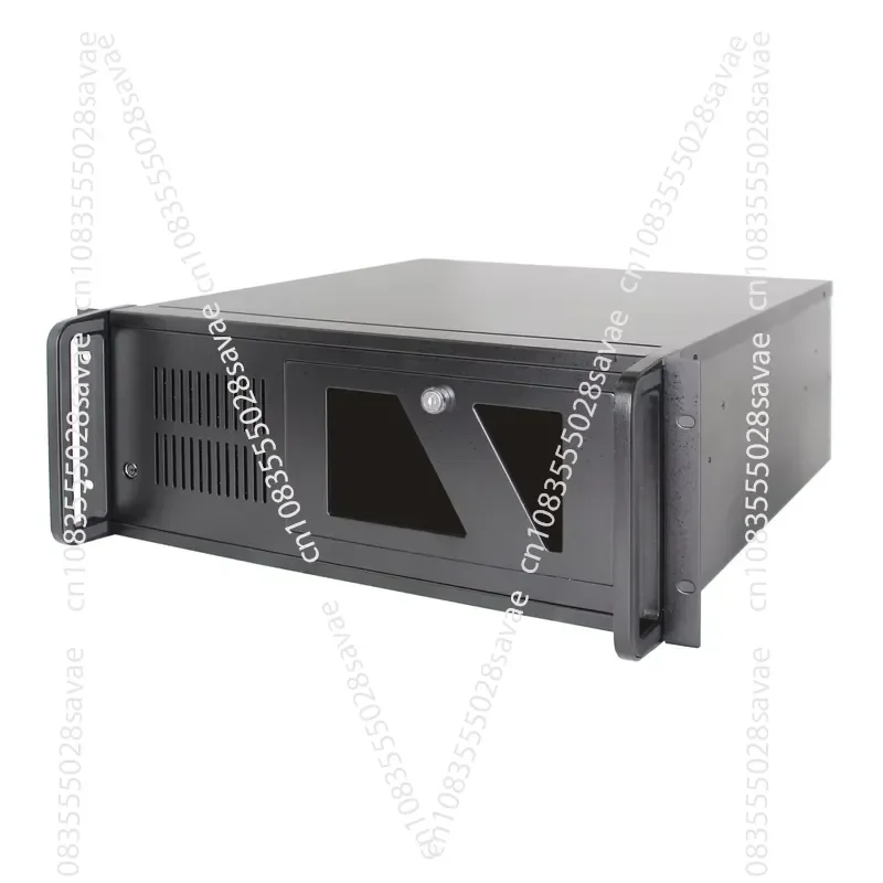 IPC610F 4U Black Industrial Computer Case ATX Tower Case, Suitable for Cloud Storage, Cloud Computing, Big Data