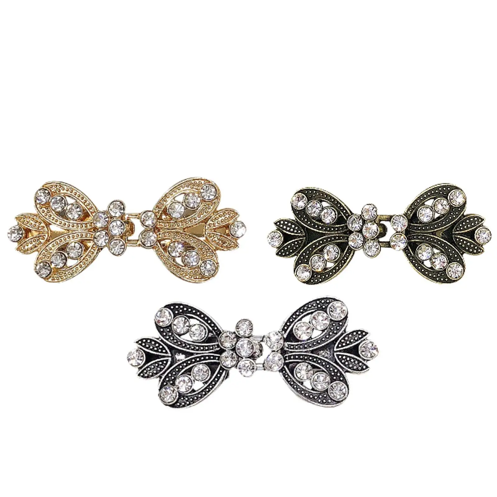 Sweater Brooch Pin for Cardigan Collar Clothes Clip Shawl Cape Fastener Alloy Medieval Cloak Dress Accessory Women Casual Clasp