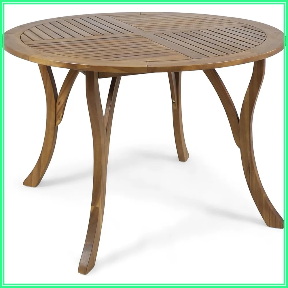 47" Round Acacia Wo…