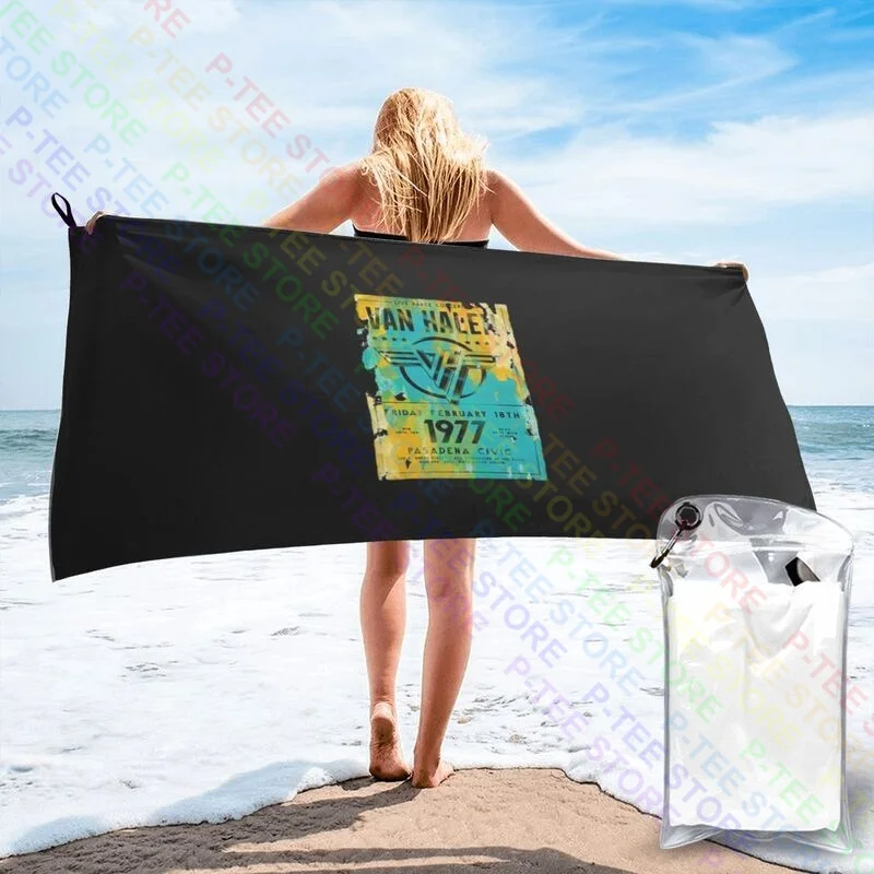 Van Halen Pasadena 77 Mens Quick dry Towel Surf Lightweight Personalized