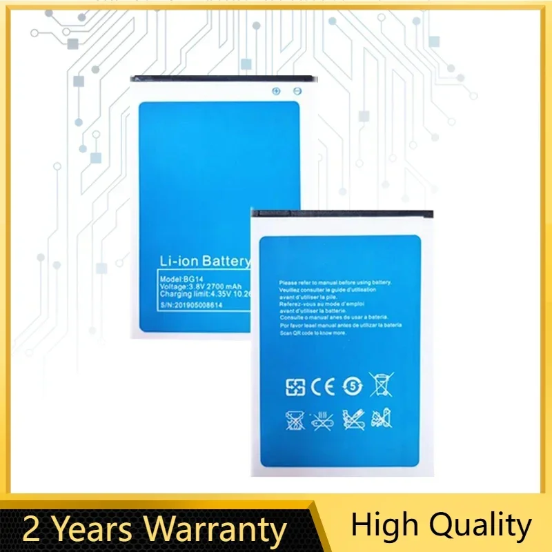 2700mAh Replacement Battery BG14 For Bluboo D6 Pro