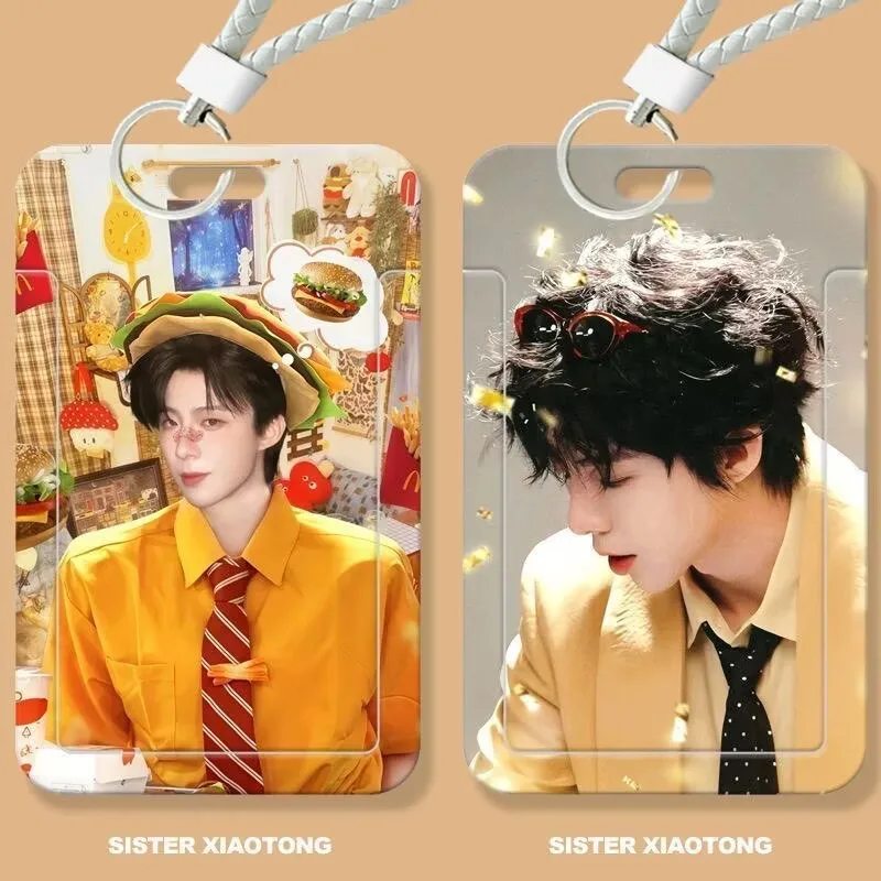 

Liu Yuning Cute Surrounding Student Sliding Card Cover, Meal Card, Bus Identity Document Protection Cover, Access , Campus