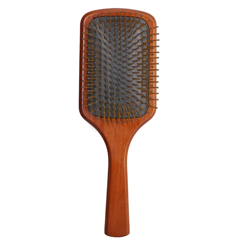 Wood Comb Healthy Paddle Cushion Hair Loss Massage Brush Hair Brushes Combs Scalp Professional Bamboo Comb Hair Care Healthy 1PC