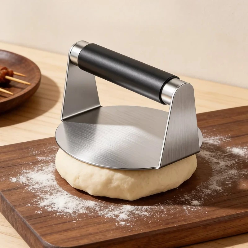 

LMM cake press kitchen household stainless steel burger beef patty mold