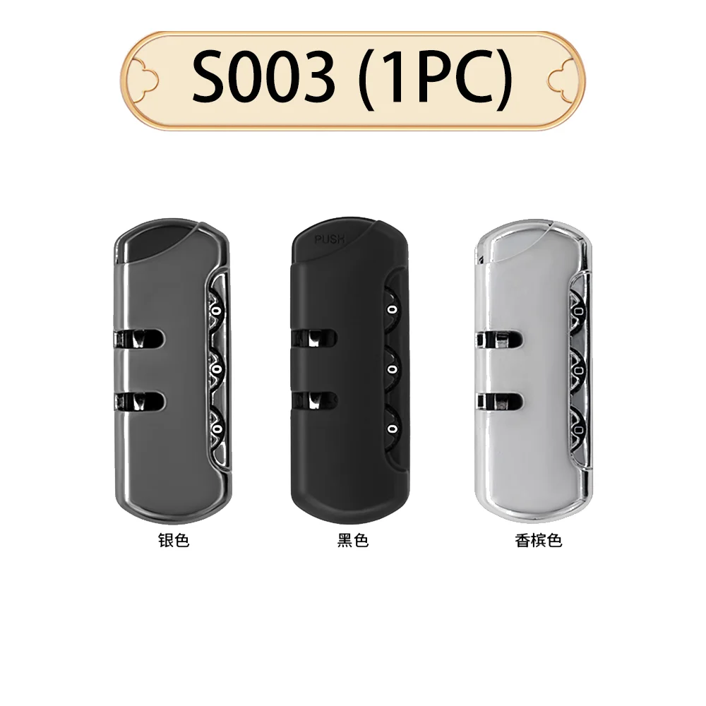 Luggage combination lock Replace travel luggage accessories Combination lock Suitcase latch tsa customs lock Travel Accessories