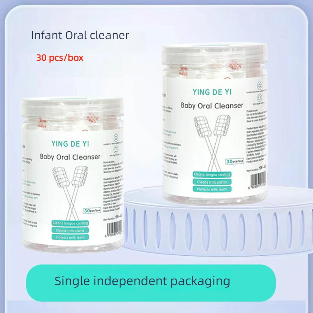 

Baby Oral Cleaning Products Newborn Baby Tooth Soft Bristle Toothbrush Baby Tongue Coating Cleaning Swabs Children's Cleaning