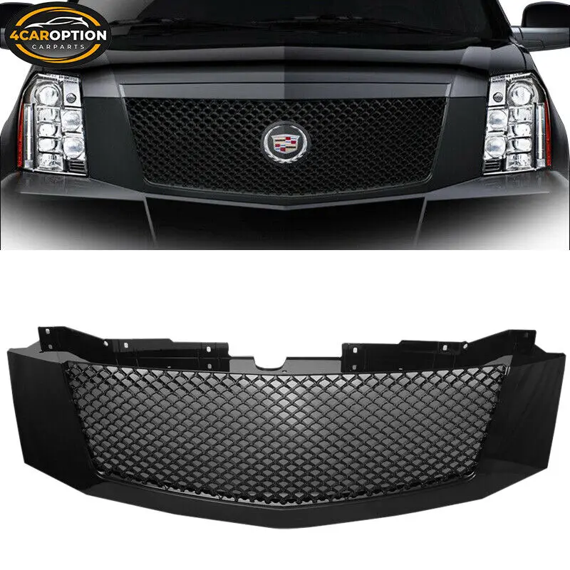 

Escalade Escalade EXT ESV Fits 07-14 Cadillac Black Mesh Grill Grille Esv Ext