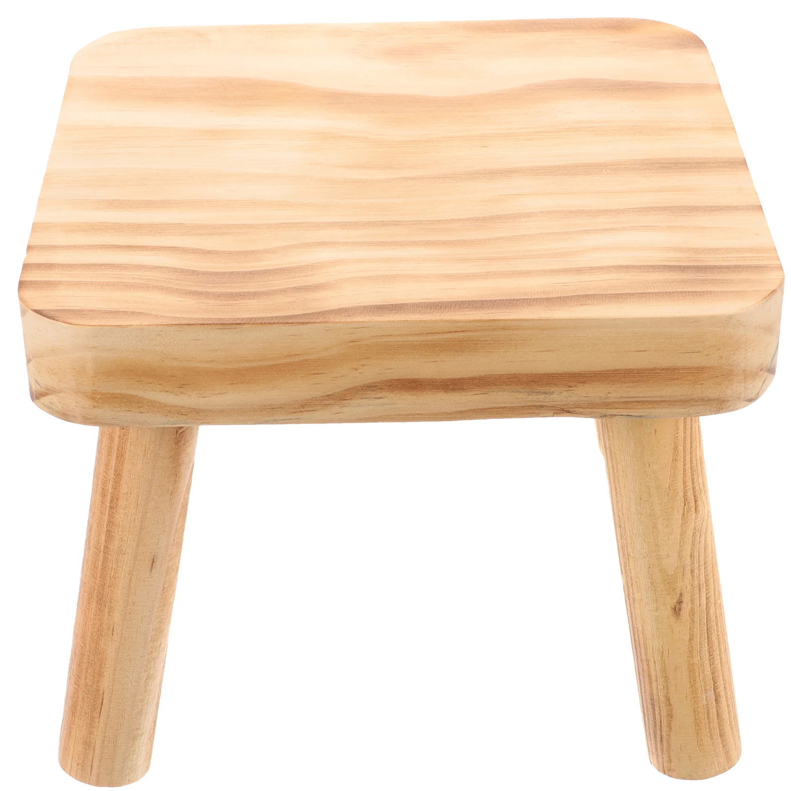 

Portable Wooden Stool Lightweight Small Step Stool For Adults Sturdy Footstool Kitchen Bathroom Bedroom Office Outdoor Fishing