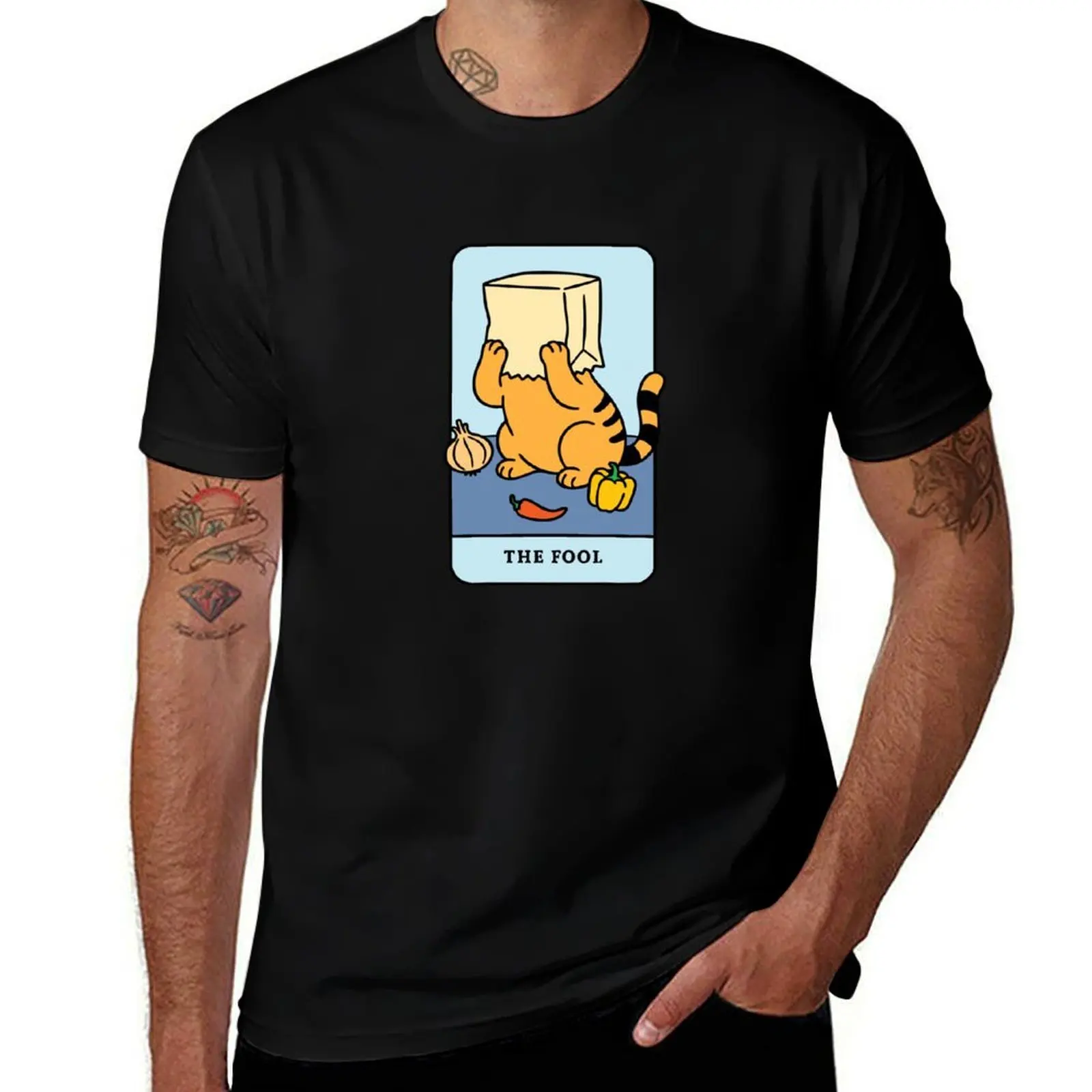 

0. The Fool (Colour) T-Shirt basketball graphic tees vintage clothes Aesthetic clothing mens t shirt graphic