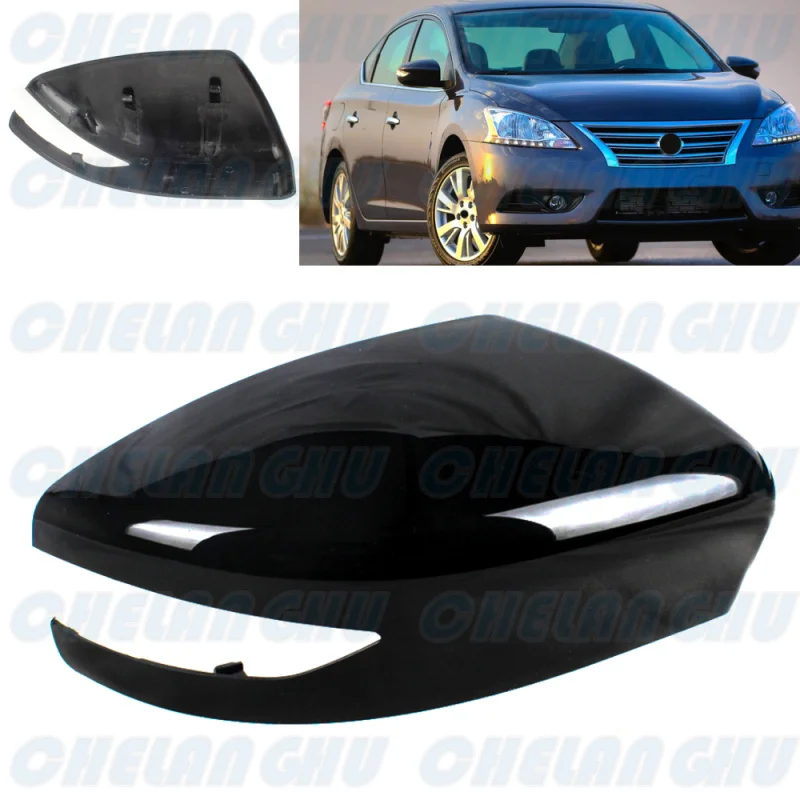 

Right Side black painted Rear Mirror Housing Cover Cap for Nissan Altima L33 2007 2008 2009 2010 2011 2012 car accessories