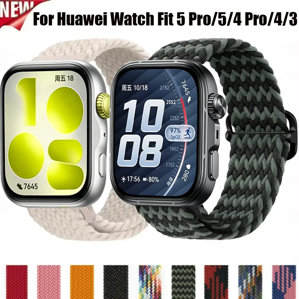 

Breathable Watchband for Huawei Watch Fit 5 Pro/5 Sport Replaceable Wristband Accessories for Huawei Watch Fit 4 Pro/4/3 Correa