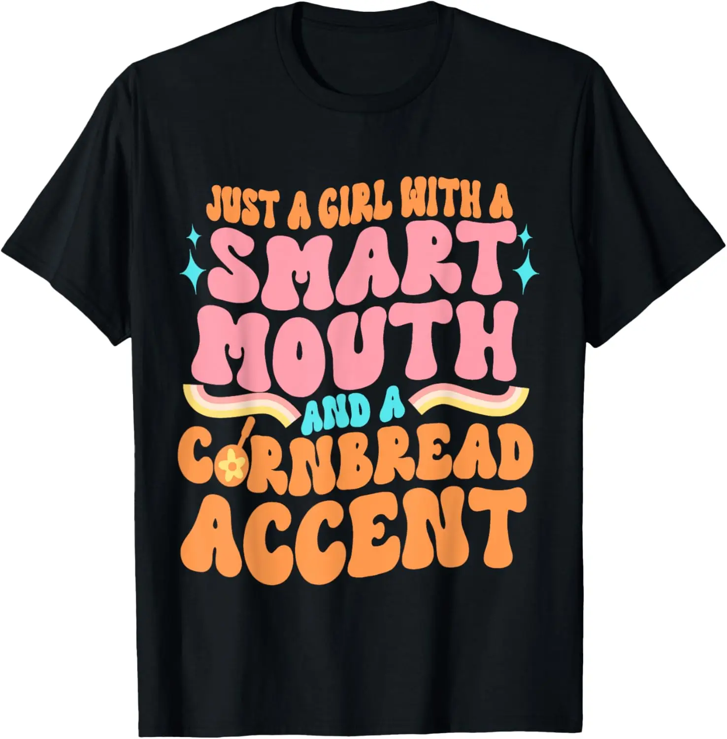 Funny cornbread accent southern humor country south woman T-Shirt