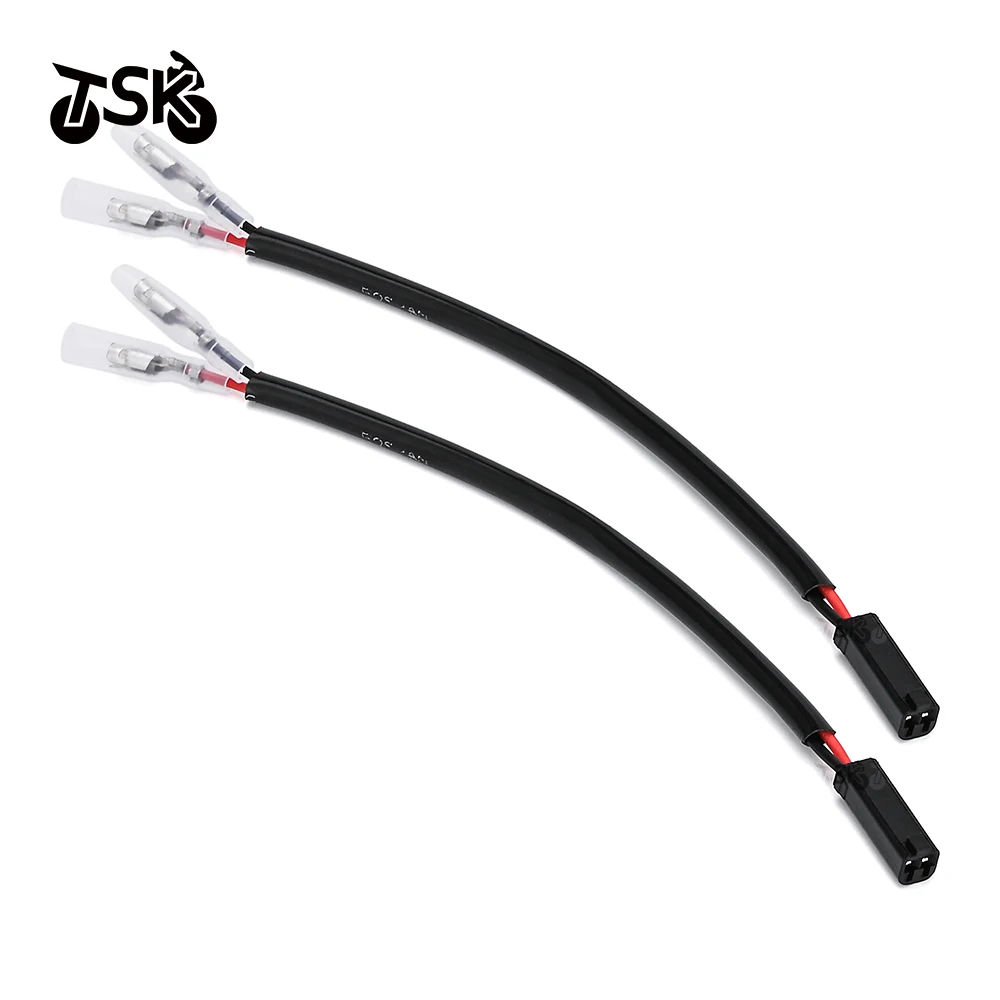 fit For SUZUKI V-Strom 650/1000/1050 Bandit 1250 GSR GSXS 750/1000/F Turn Signal Wire Adapters Indicator Cable Plug Connector