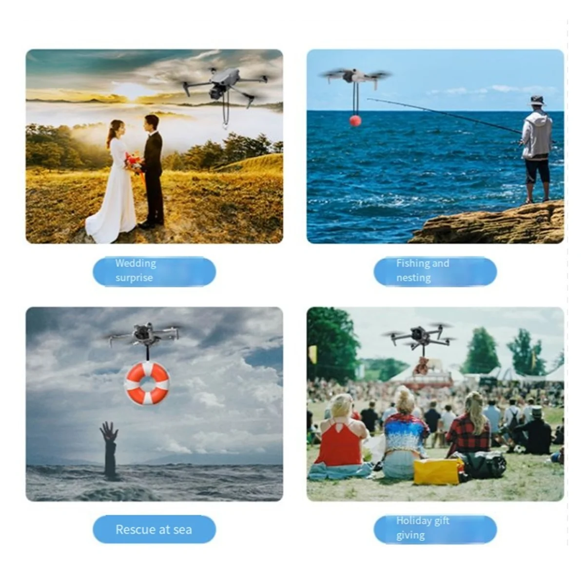 !ขาย TOP Universal Drone Launcher สําหรับ FLIP/AIR 3S/ 3Pro รีโมทคอนโทรล Launcher อุปกรณ์เสริม