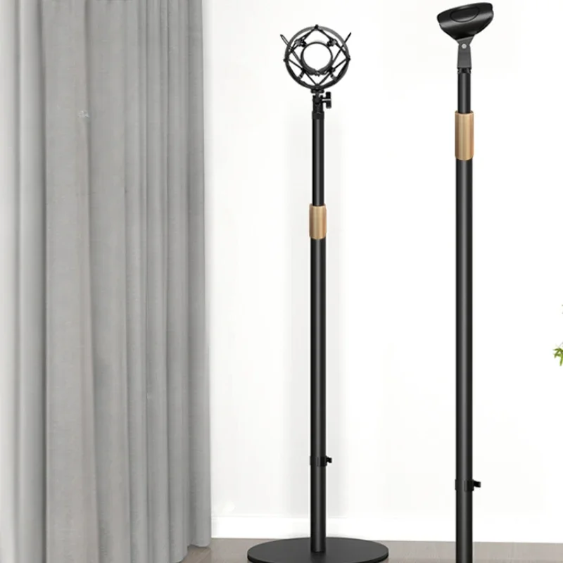 

Microphone stand floor-mounted metal disc weighted stand live condenser microphone stand shockproof stand