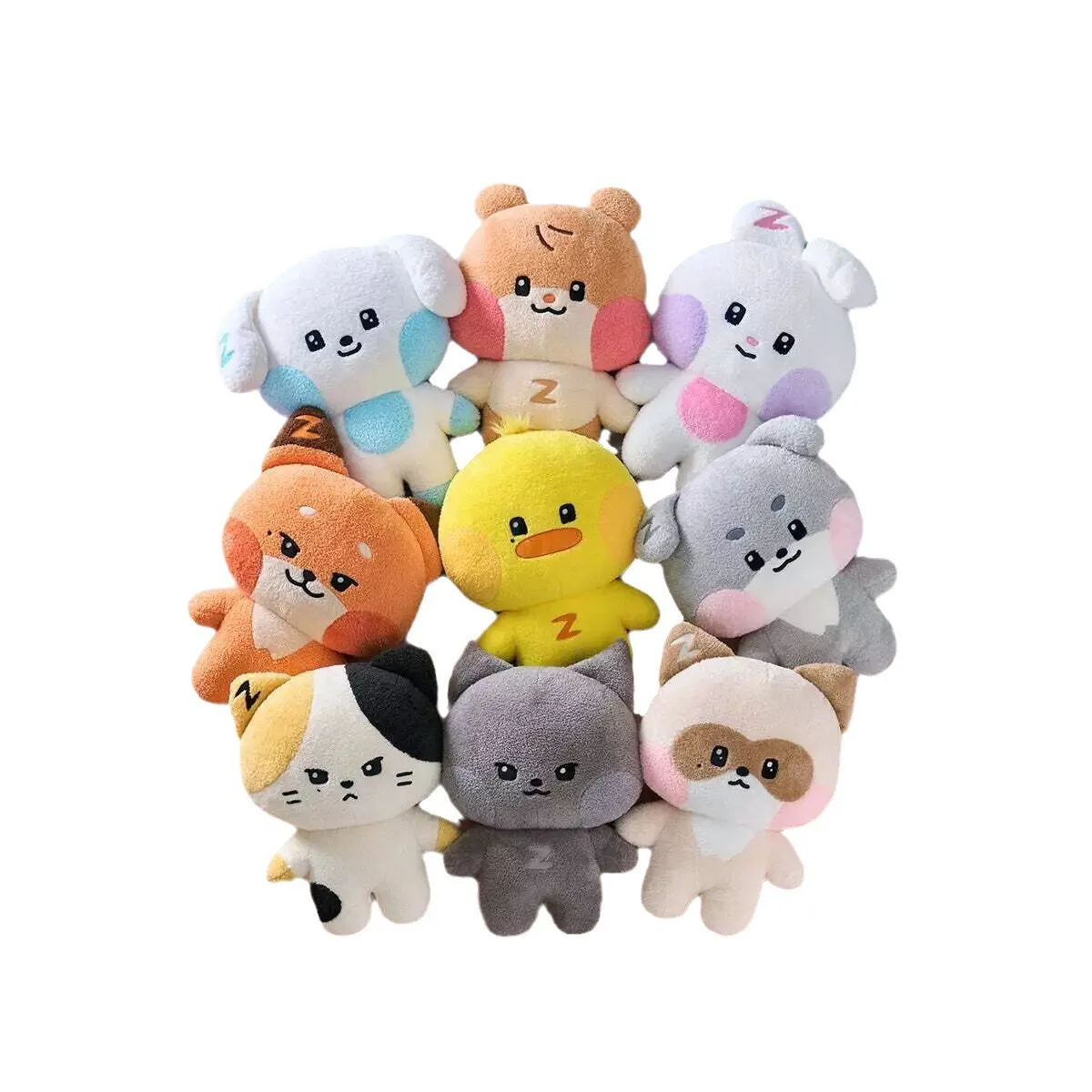 

Kpop ZREOBASEONE ZB1 Cute Cartoon Cotton Stuffed Animals Album Lovely Doll Backpack Toy Back Pillow ZhangHao HanBin JiWoong Gift