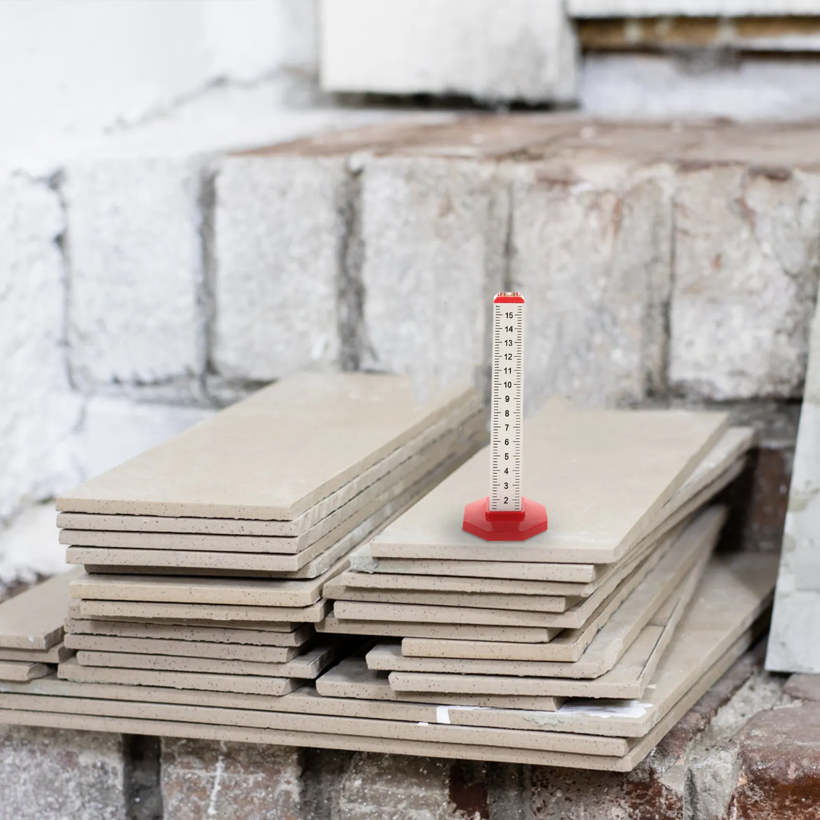 Dual Function Contour Gauge Ruler for Wall and Floor Tiles Easy Positioning with Clear Scale for Accurate Leveling in Interior