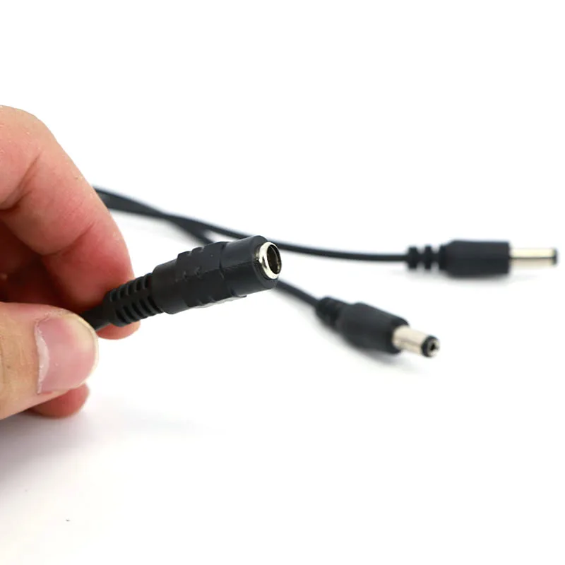 

Кабель-разветвитель питания 5В/12В DC, 1 гнездо на 2/3/4/5/6/8 выходов, для светодиодных лент и камер, 5.5x2.1мм