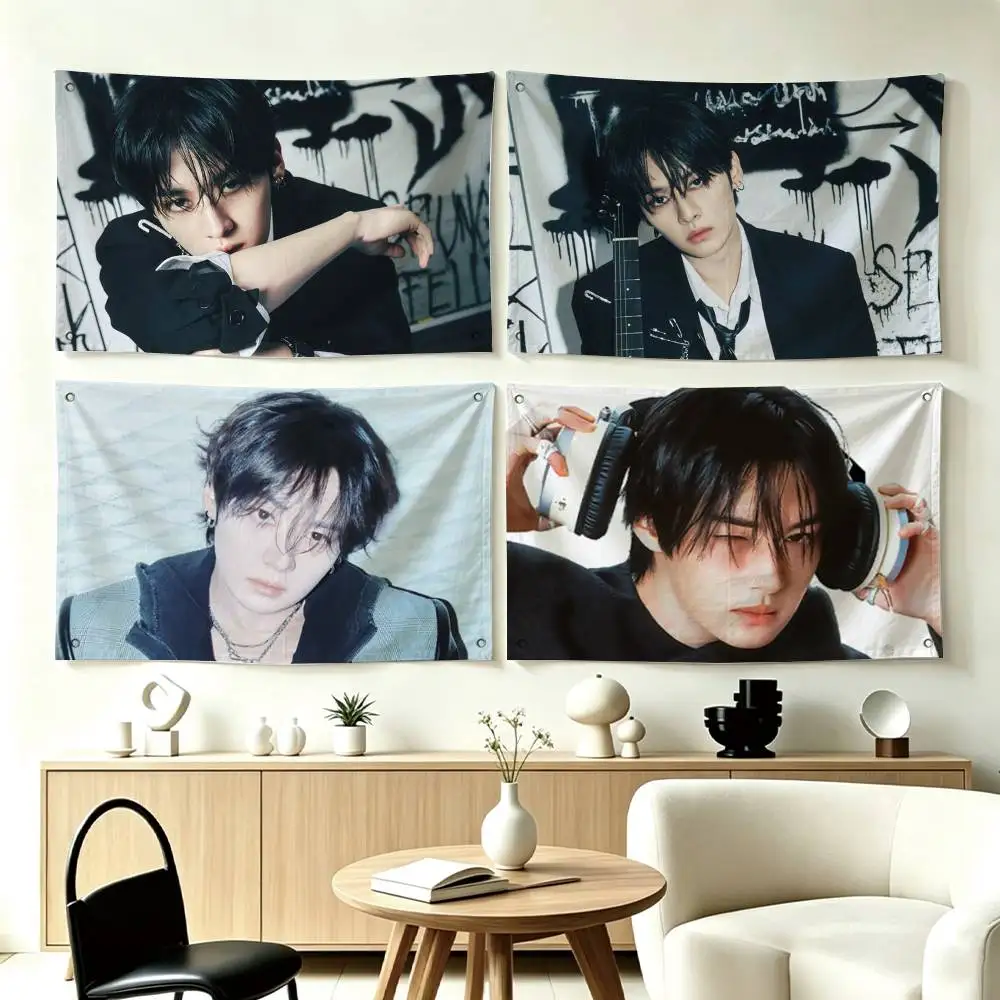 S-Star Lee Min-ho Flags for Bedrooms Home Decor Items Outdoor Decors Garage Decoration Flaga