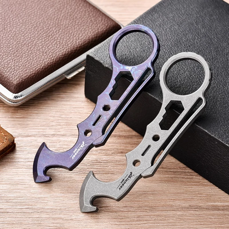 

Открытый портативный монтировка из титанового сплава, многофункциональный инструмент для выживания EDC