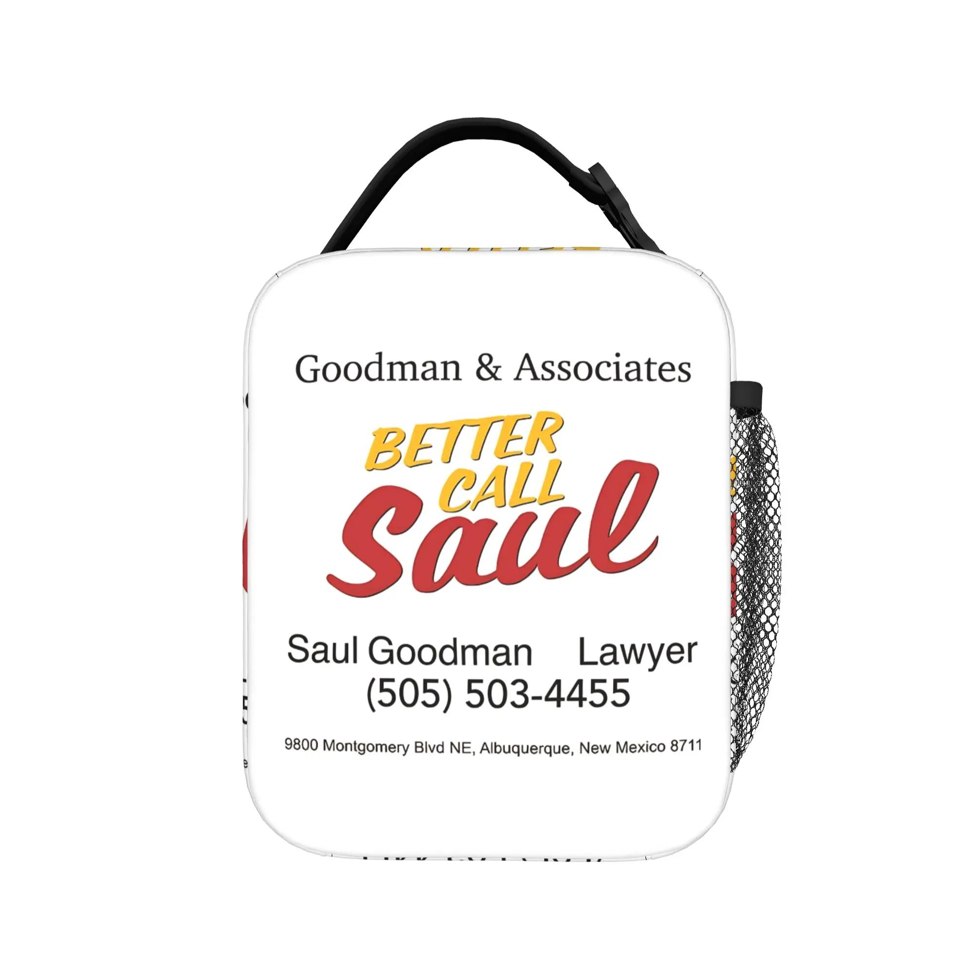 Breaking Bad Better Call Saul Commerce Lunch Bag Cute Lunch Box For Unisex Office Cooler Bag Oxford Print Thermal Tote Handbags