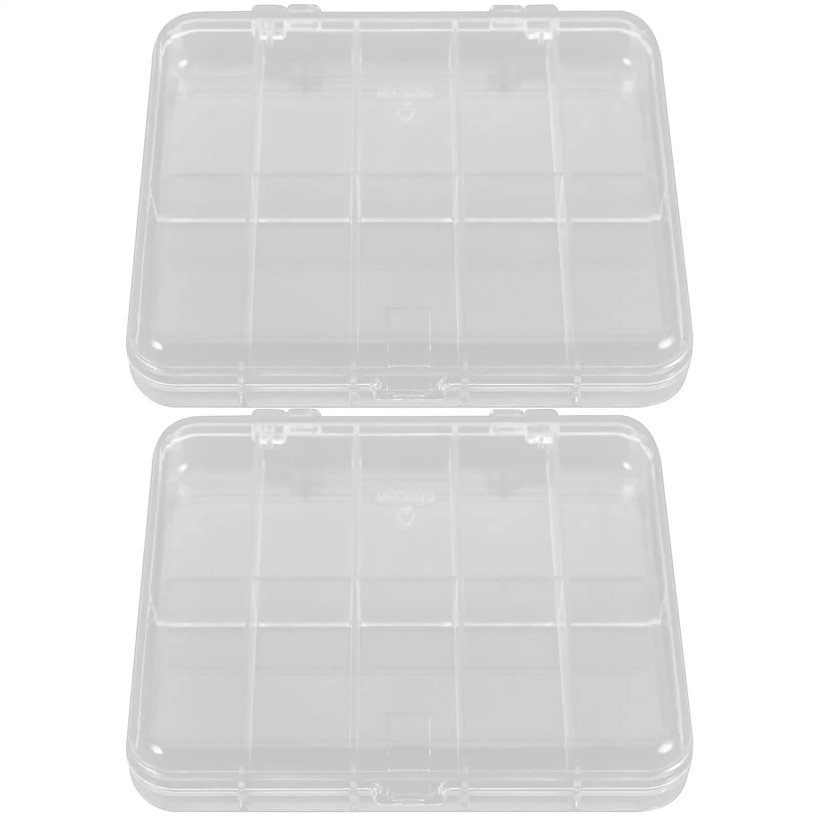 

Plastic Storage Boxes Transparent Cover Organizer Container Beads Craft Supply Tool Case Hardware Accessories Small Parts