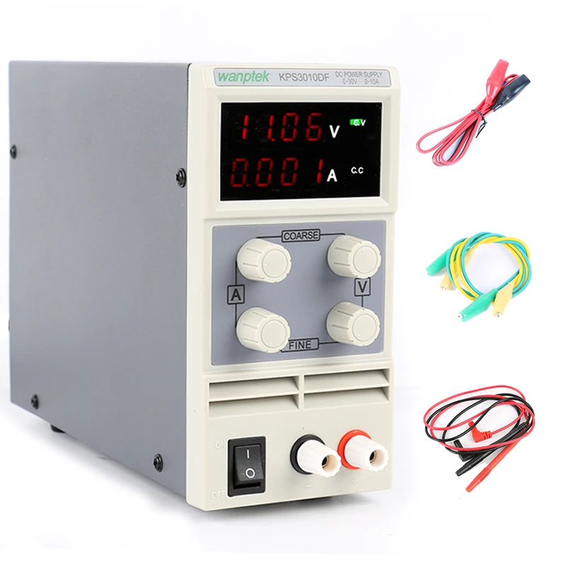 

Mini Adjustable Digital DC Power Supply 30V 5A 10A 60V 5A 110V 220V Laboratory Switching Power Supply 0.01V 0.001A US/EU/AU Plug