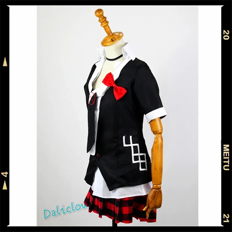 Nuovo Danganronpa Cosplay Anime Junko Enoshima Emboitement Inushio Kimuchi Happy Havoc Dangan Ronpa Costume Cosplay/Parrucca