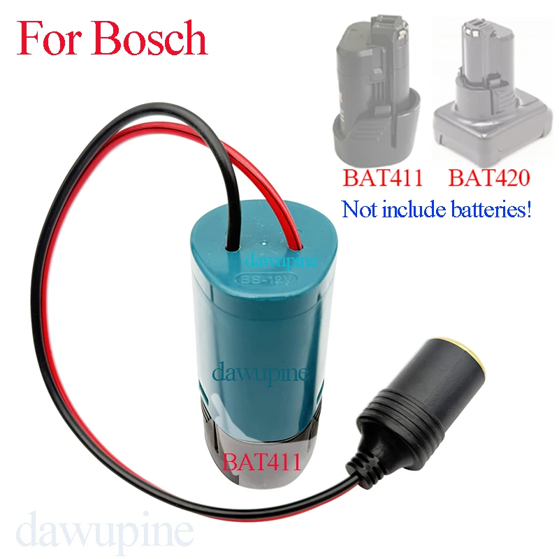 Nabíjecí pouzdro do auta s adaptérem do zapalovače cigaret pro Makita BL1013, Bosch BAT411, Milwaukee, M12 12V nářadí - náhled 4