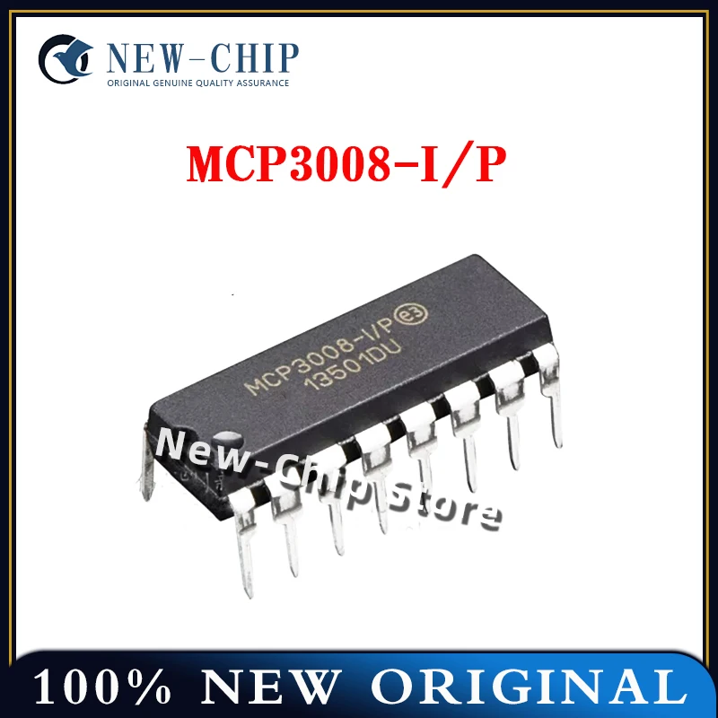 5PCS-100PCS/LOT    MCP3008-I/P   DIP-16   New Original