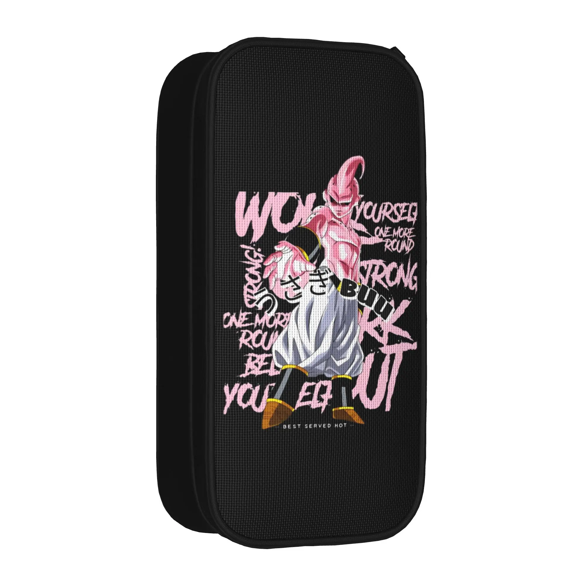 

Classic DBZ Kid Buu Pencil Cases Anime Pencilcases Pen Box Kids Big Capacity Bag Students School Gift Stationery
